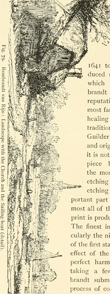 An illustration from Engraving and etching : a handbook for the use of students and print collectors, 1907, leaf 192