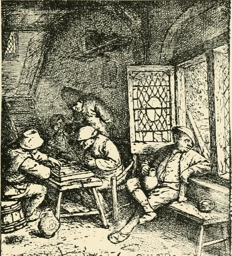 An illustration from Engraving and etching : a handbook for the use of students and print collectors, 1907, leaf 201