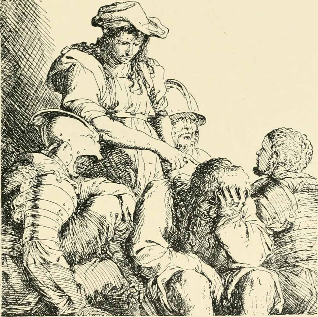 An illustration from Engraving and etching : a handbook for the use of students and print collectors, 1907, leaf 253