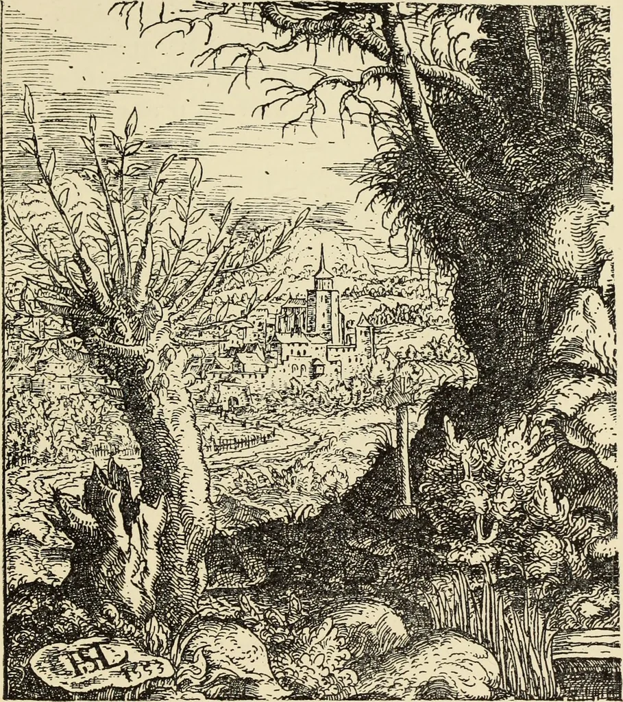 An illustration from Engraving and etching; a handbook for the use of students and print collectors, 1906, leaf 150
