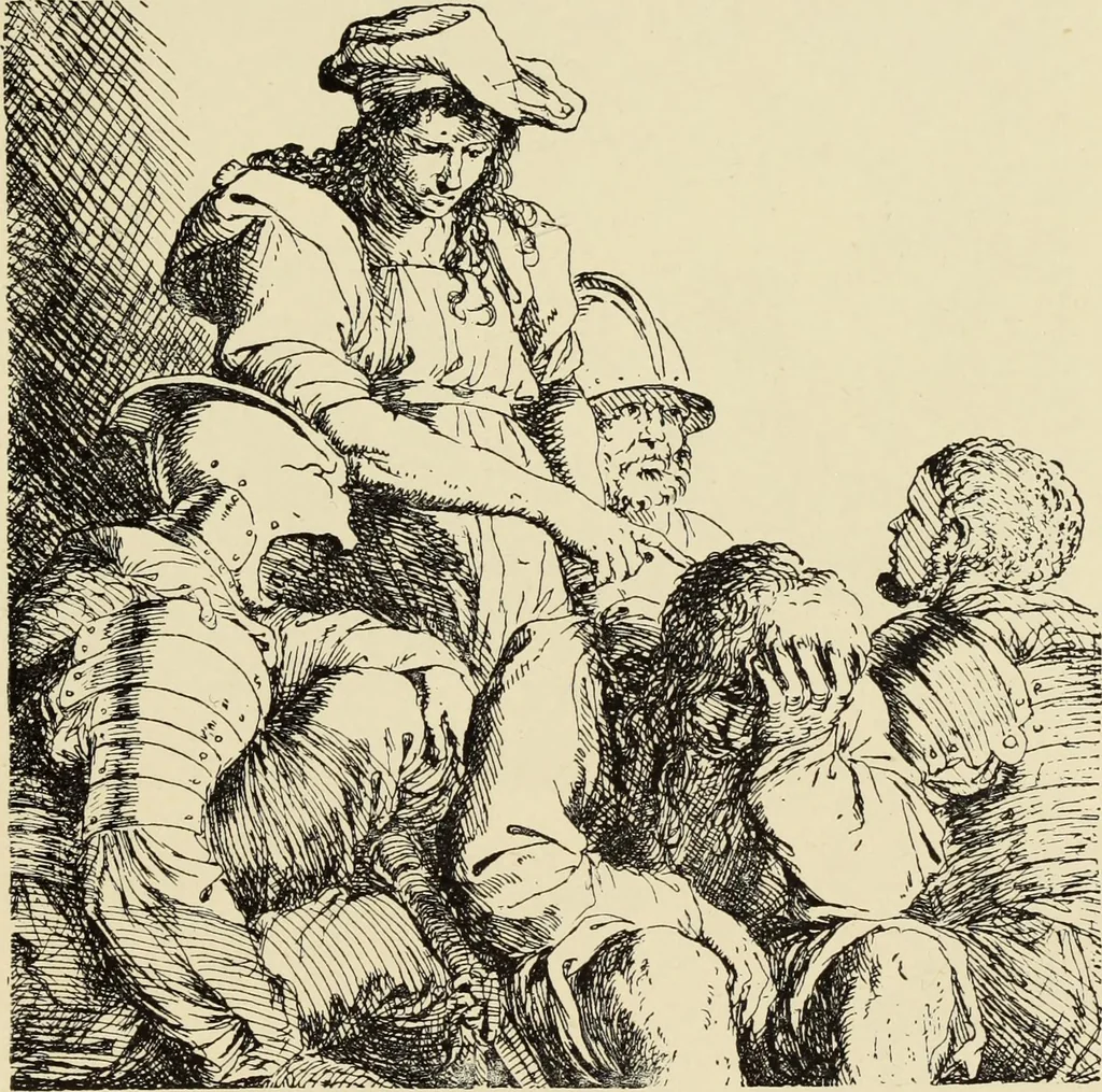 An illustration from Engraving and etching; a handbook for the use of students and print collectors, 1906, leaf 254