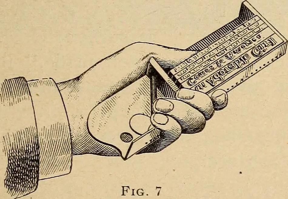 An illustration from Engraving and printing methods, advertisement illustration, technical- and trade-paper advertising, street-car advertising, outdoor advertising, house publications, 1909, leaf 142