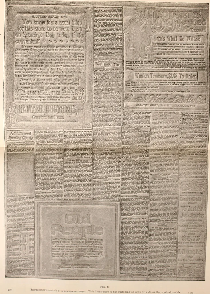 An illustration from Engraving and printing methods, advertisement illustration, technical- and trade-paper advertising, street-car advertising, outdoor advertising, house publications, 1909, leaf 158