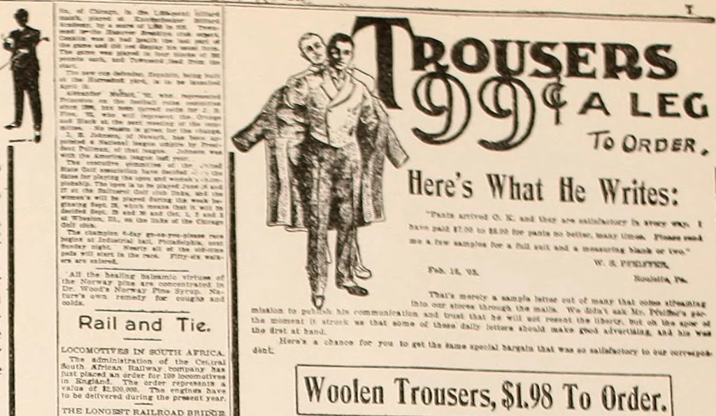An illustration from Engraving and printing methods, advertisement illustration, technical- and trade-paper advertising, street-car advertising, outdoor advertising, house publications, 1909, leaf 164