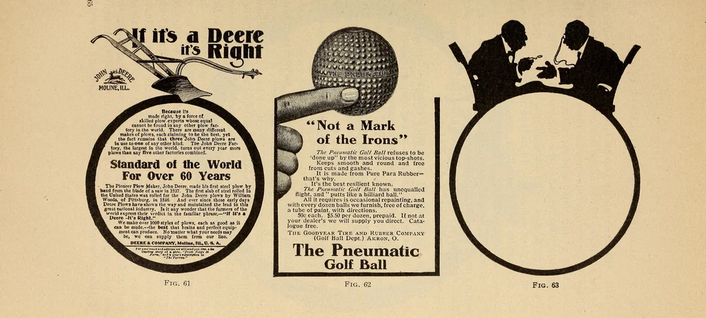 An illustration from Engraving and printing methods, advertisement illustration, technical- and trade-paper advertising, street-car advertising, outdoor advertising, house publications, 1909, leaf 296