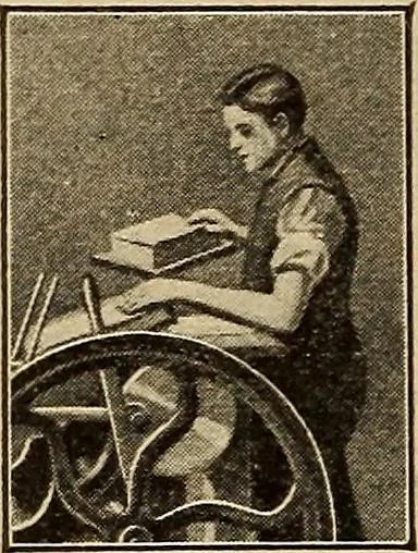 An illustration from Engraving and printing methods, advertisement illustration, technical- and trade-paper advertising, street-car advertising, outdoor advertising, house publications, 1909, leaf 345