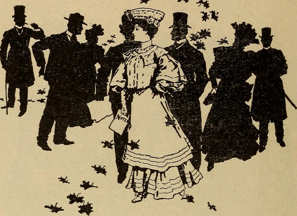 An illustration from Engraving and printing methods, advertisement illustration, technical- and trade-paper advertising, street-car advertising, outdoor advertising, house publications, 1909, leaf 45