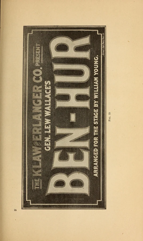 An illustration from Engraving and printing methods, advertisement illustration, technical- and trade-paper advertising, street-car advertising, outdoor advertising, house publications, 1909, leaf 488
