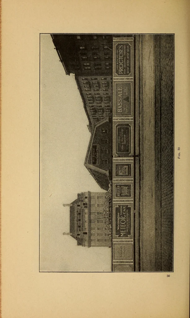 An illustration from Engraving and printing methods, advertisement illustration, technical- and trade-paper advertising, street-car advertising, outdoor advertising, house publications, 1909, leaf 515
