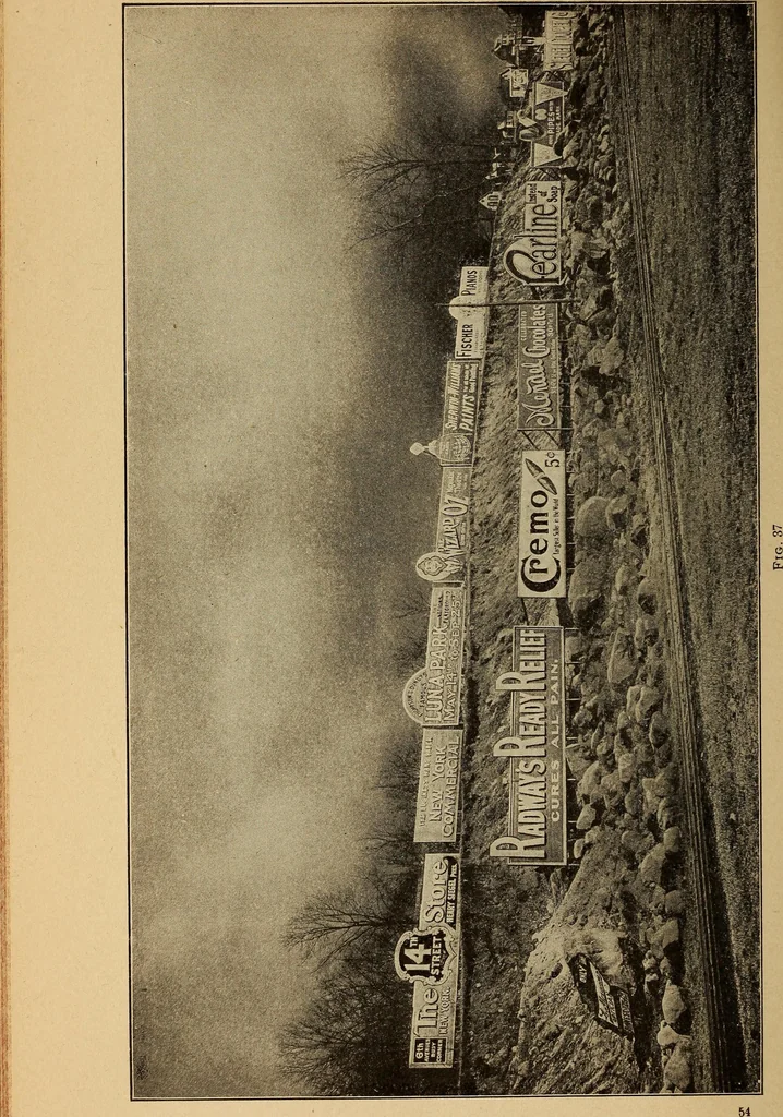 An illustration from Engraving and printing methods, advertisement illustration, technical- and trade-paper advertising, street-car advertising, outdoor advertising, house publications, 1909, leaf 519