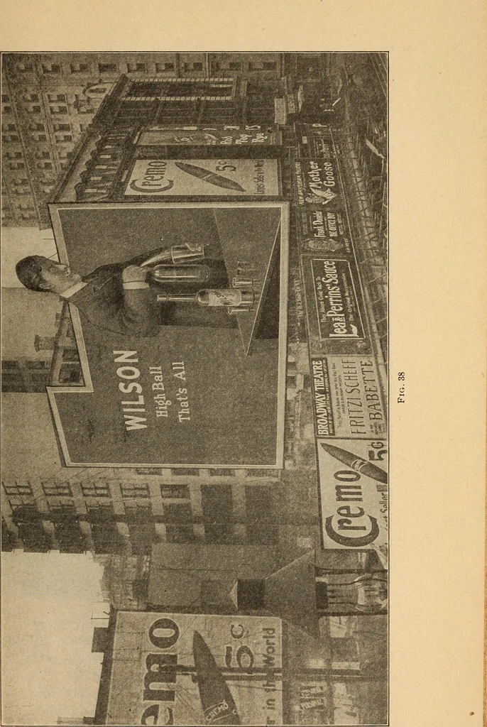 An illustration from Engraving and printing methods, advertisement illustration, technical- and trade-paper advertising, street-car advertising, outdoor advertising, house publications, 1909, leaf 520