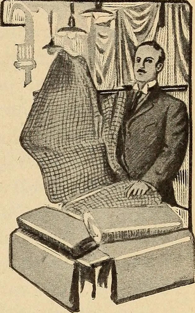 An illustration from Engraving and printing methods, advertisement illustration, technical- and trade-paper advertising, street-car advertising, outdoor advertising, house publications, 1909, leaf 540