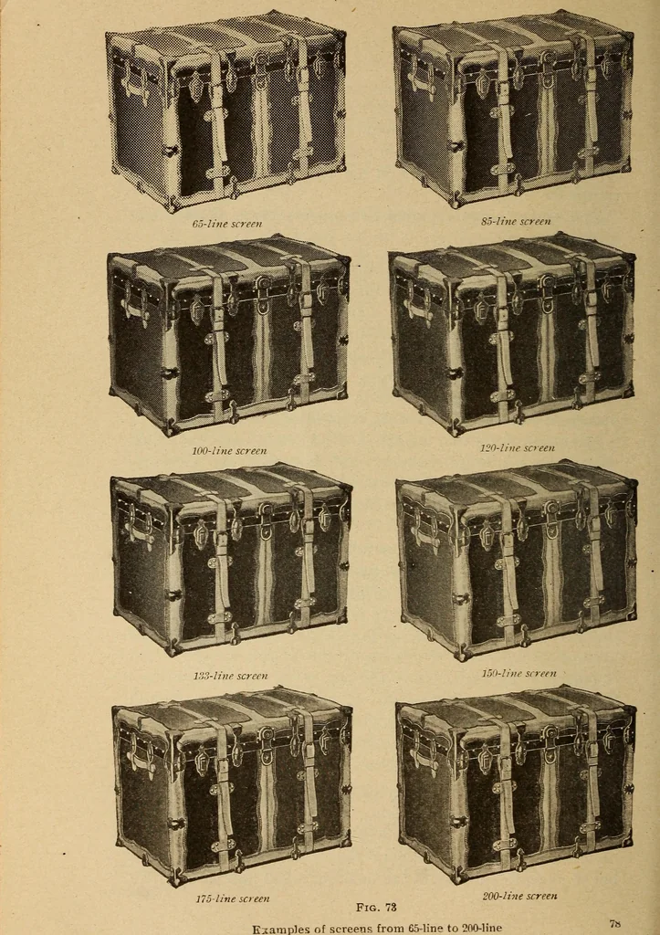 An illustration from Engraving and printing methods, advertisement illustration, technical- and trade-paper advertising, street-car advertising, outdoor advertising, house publications, 1909, leaf 91