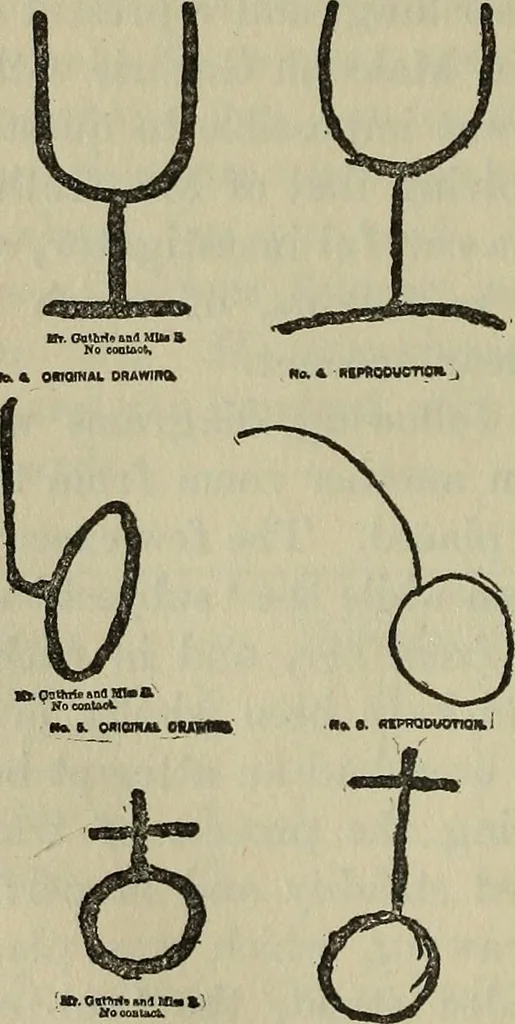 An illustration from Enigmas of psychical research, 1906, leaf 139