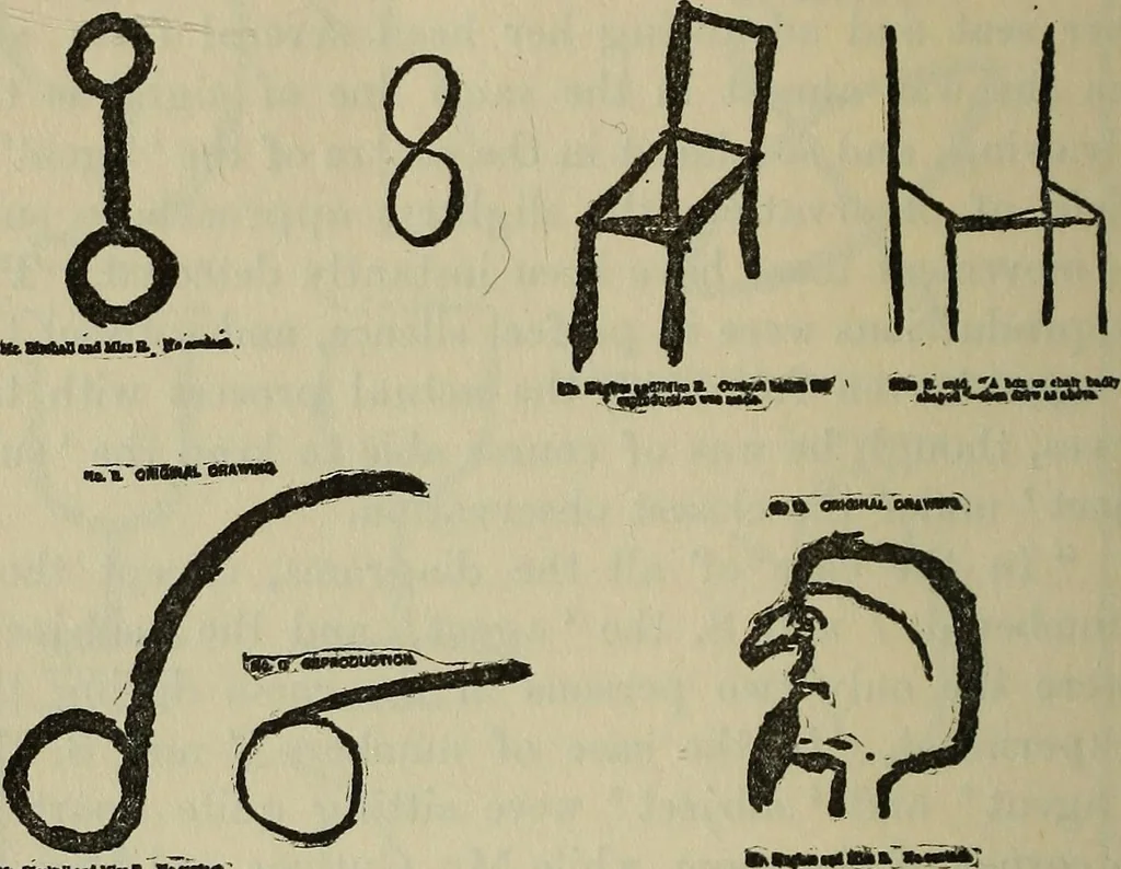 An illustration from Enigmas of psychical research, 1906, leaf 141
