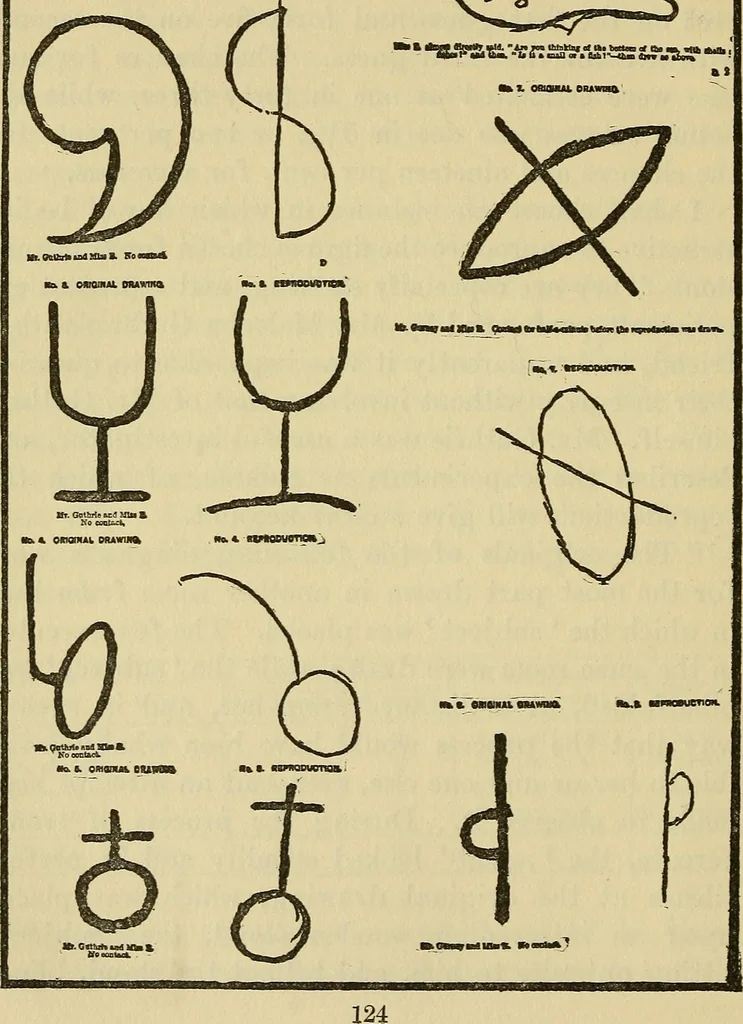 An illustration from Enigmas of psychical research, 1906, leaf 138
