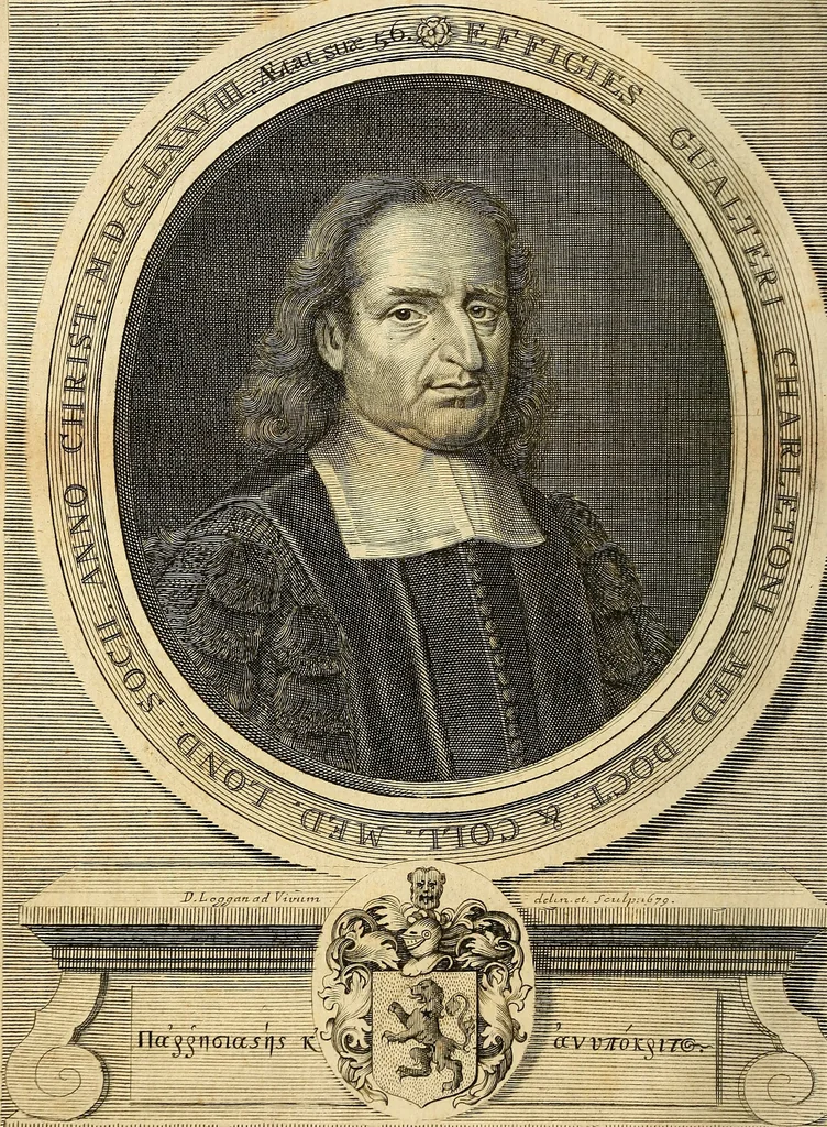 An illustration from Enquiries into human nature : in VI anatomic praelections, in the new theatre of the Royal College of Physicians in London, 1680, leaf 7