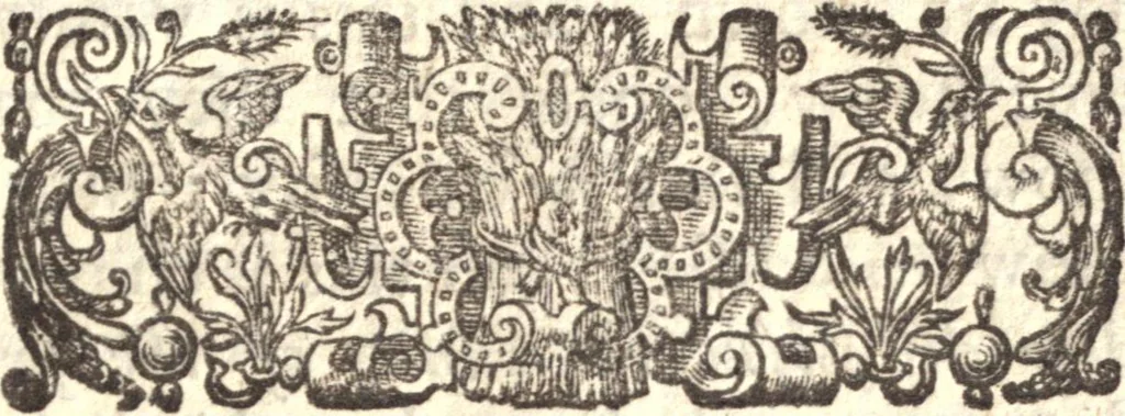 An illustration from Enquiries touching the diversity of languages and religious, through the chief parts of the world, 1674, leaf 8