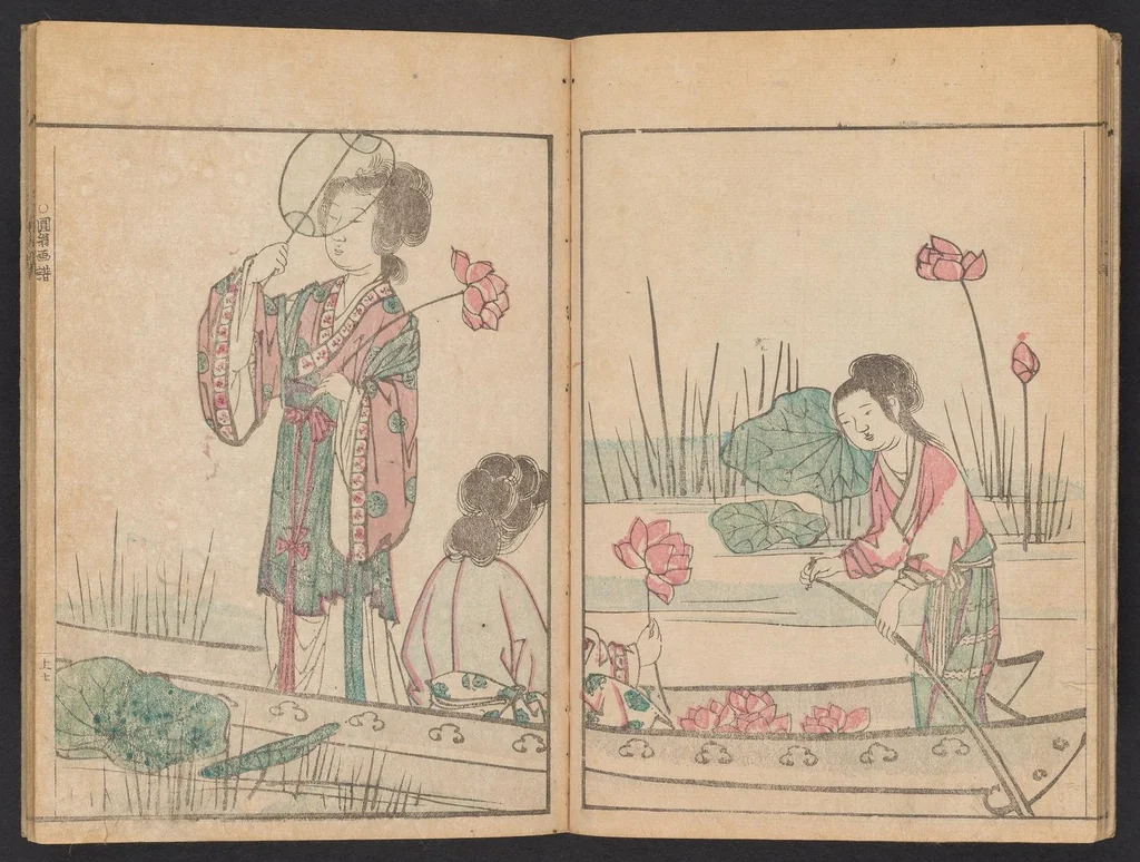 An illustration from En'ō gafu. Ken, 1837, leaf 10
