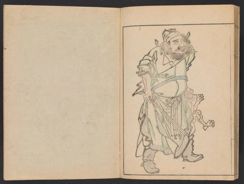 An illustration from En'ō gafu. Ken, 1837, leaf 18