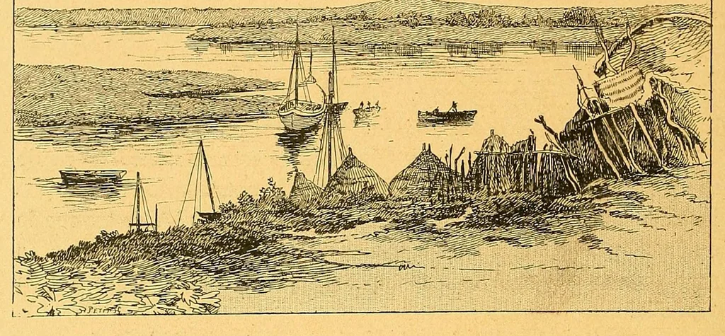 An illustration from En Sahara à travers le pays des Maures nomades, 1901, leaf 108