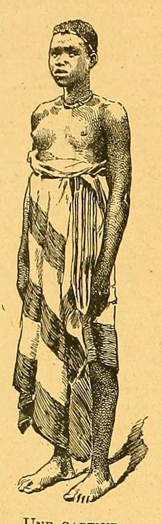 An illustration from En Sahara à travers le pays des Maures nomades, 1901, leaf 146