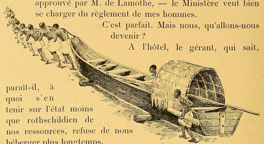 An illustration from En Sahara à travers le pays des Maures nomades, 1901, leaf 278
