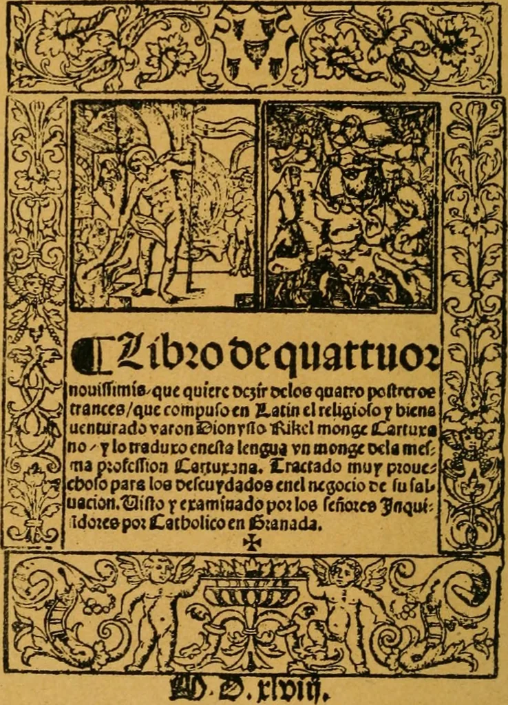 An illustration from Ensayos fotolitograficos, 1873, leaf 105
