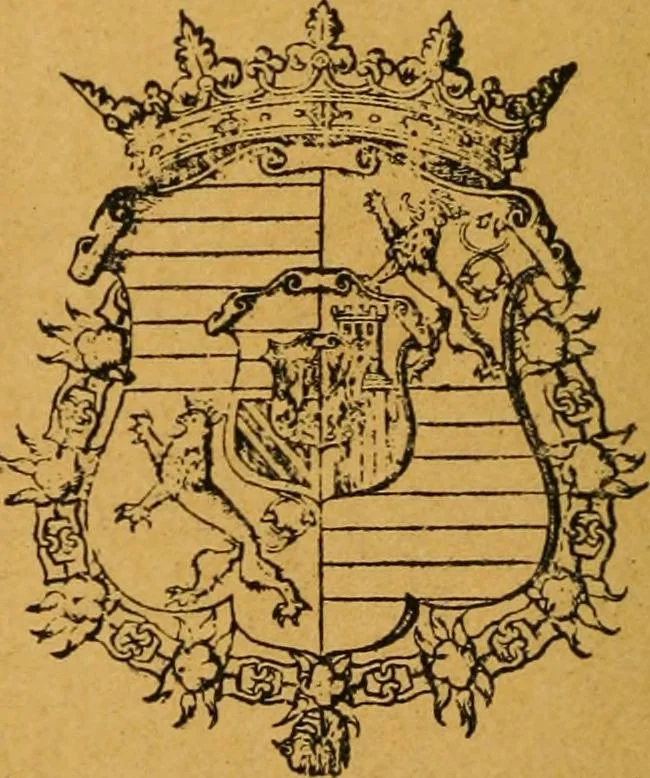 An illustration from Ensayos fotolitograficos, 1873, leaf 111