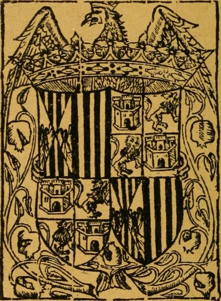 An illustration from Ensayos fotolitograficos, 1873, leaf 113