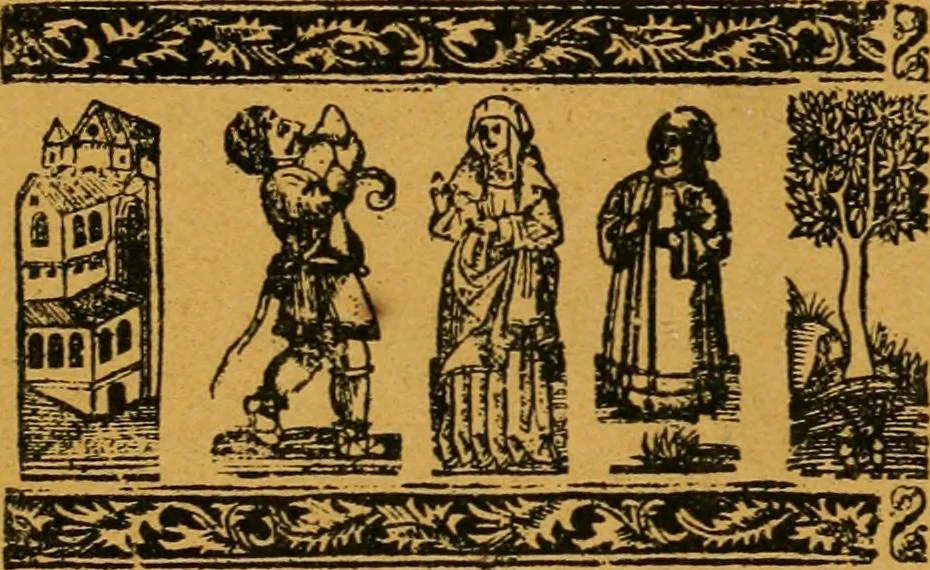 An illustration from Ensayos fotolitograficos, 1873, leaf 120