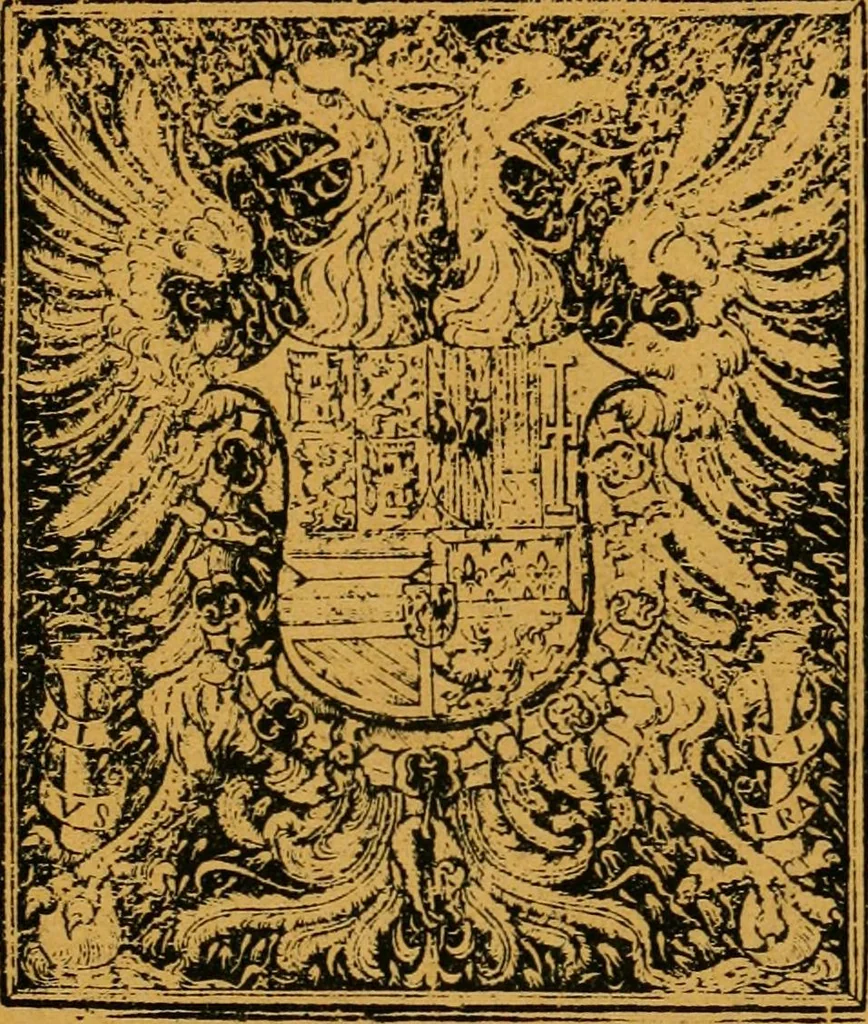 An illustration from Ensayos fotolitograficos, 1873, leaf 142