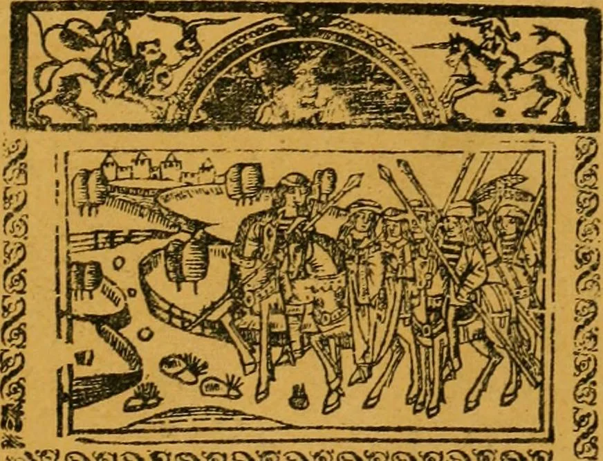 An illustration from Ensayos fotolitograficos, 1873, leaf 156