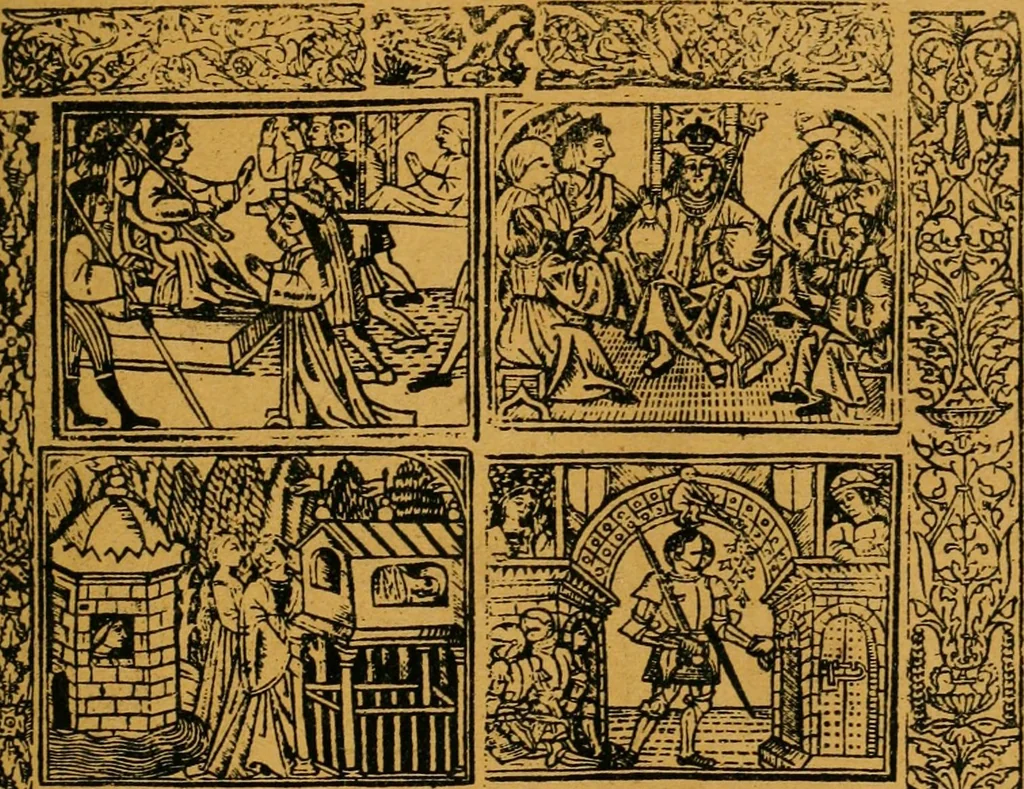 An illustration from Ensayos fotolitograficos, 1873, leaf 160