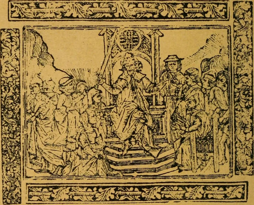 An illustration from Ensayos fotolitograficos, 1873, leaf 171