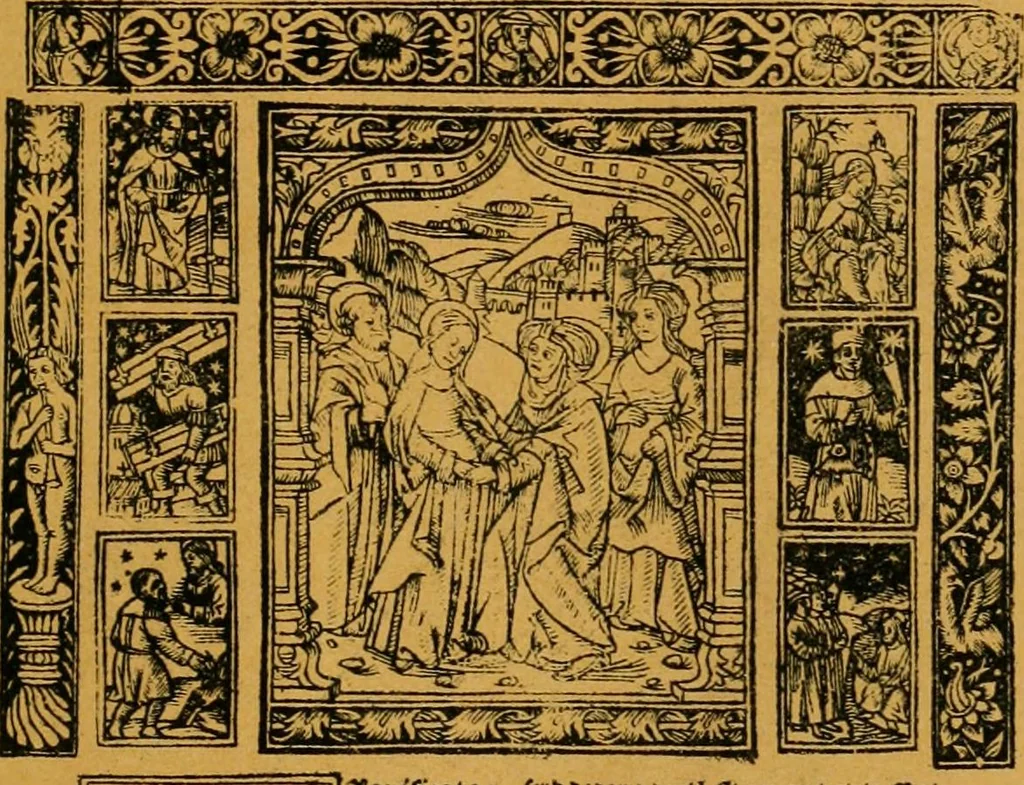 An illustration from Ensayos fotolitograficos, 1873, leaf 188