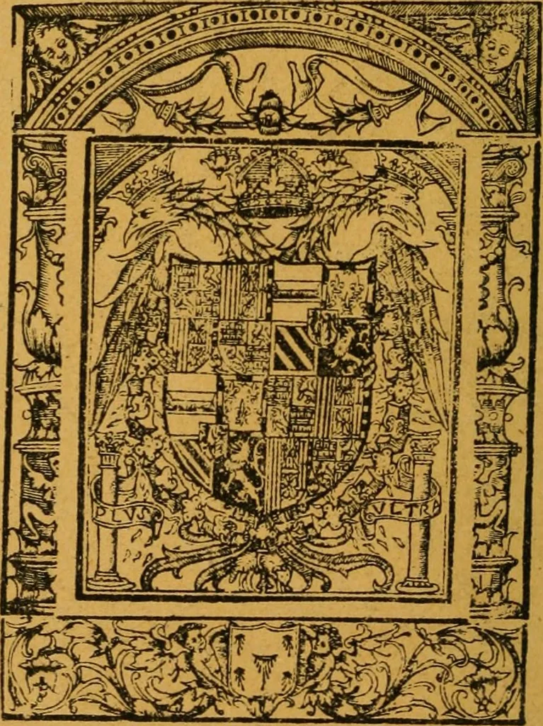 An illustration from Ensayos fotolitograficos, 1873, leaf 195