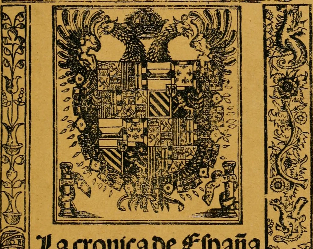 An illustration from Ensayos fotolitograficos, 1873, leaf 198