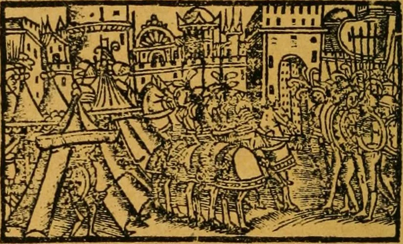 An illustration from Ensayos fotolitograficos, 1873, leaf 205