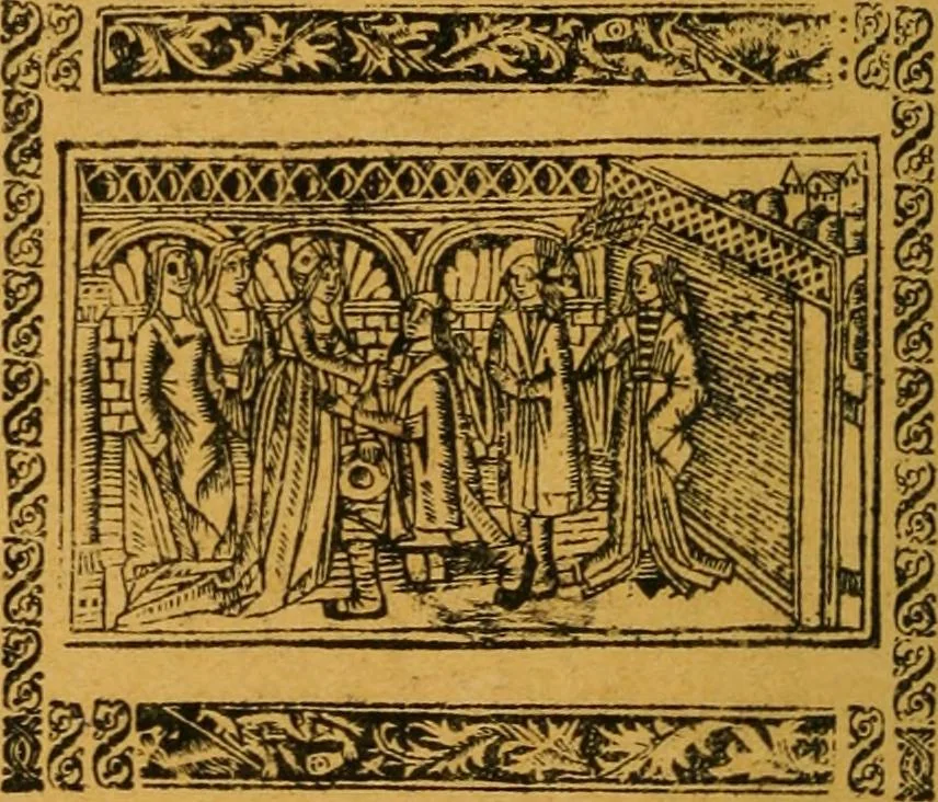 An illustration from Ensayos fotolitograficos, 1873, leaf 215