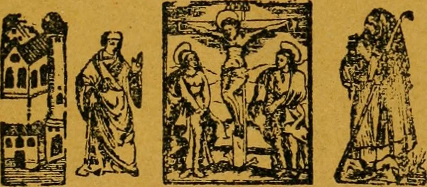 An illustration from Ensayos fotolitograficos, 1873, leaf 232