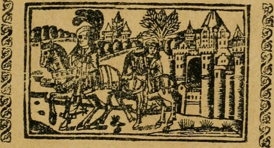 An illustration from Ensayos fotolitograficos, 1873, leaf 44