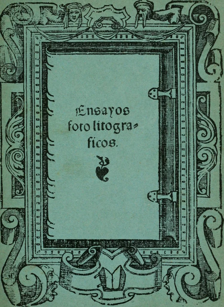 An illustration from Ensayos fotolitograficos, 1873, leaf 6