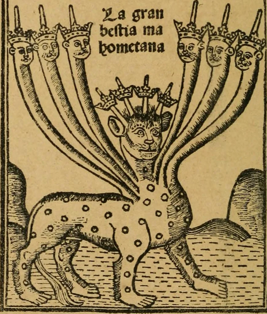 An illustration from Ensayos fotolitograficos, 1873, leaf 77
