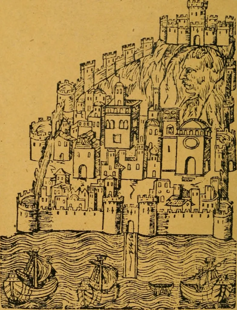 An illustration from Ensayos fotolitograficos, 1873, leaf 81