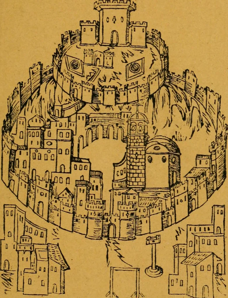 An illustration from Ensayos fotolitograficos, 1873, leaf 88