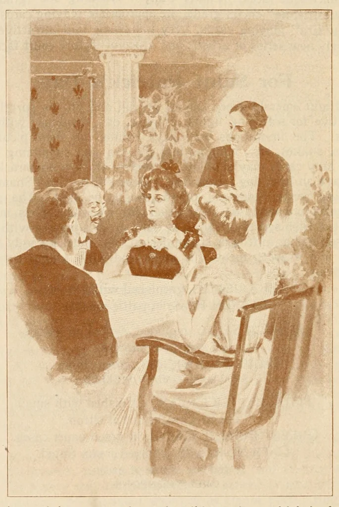 An illustration from Entertaining with cards., 1903, leaf 34