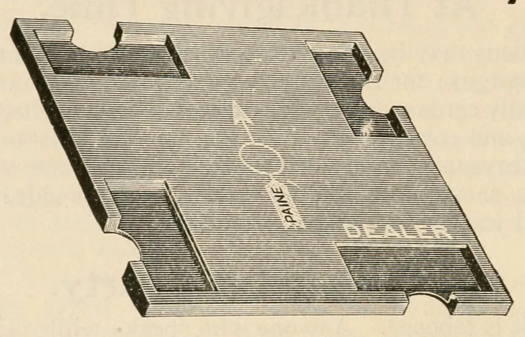 An illustration from Entertaining with cards., 1903, leaf 60