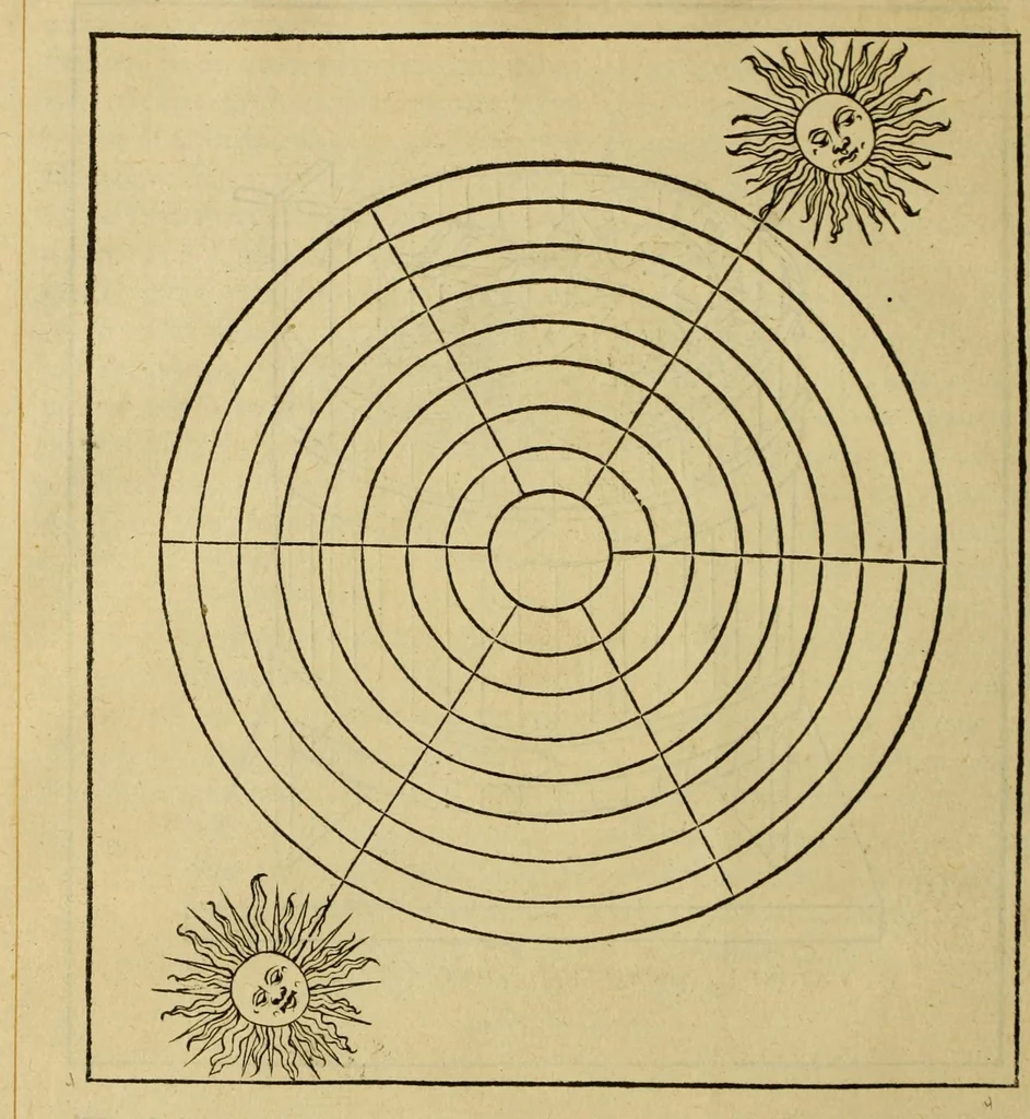 An illustration from En tibi lector Robertum Valturium ... De re militari libris XII : multò emaculatius, ac picturis, quae plurimae in eo sunt, elegantioribus expressum, quàm cùm Veronae ... anno M.cccclxxxiii. inuulgaretur, 1534, leaf 148