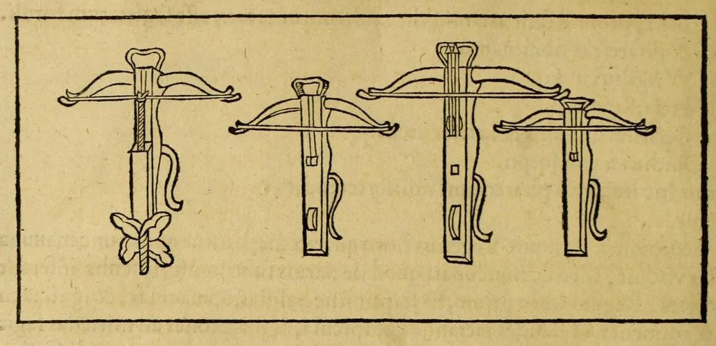 An illustration from En tibi lector Robertum Valturium ... De re militari libris XII : multò emaculatius, ac picturis, quae plurimae in eo sunt, elegantioribus expressum, quàm cùm Veronae ... anno M.cccclxxxiii. inuulgaretur, 1534, leaf 244